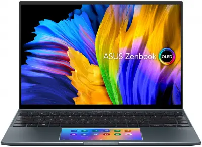 Ноутбук Asus Zenbook 14X OLED UX5400EG-KN281W Core i5 1135G7 16Gb SSD1Tb NVIDIA GeForce MX450 2Gb 14" OLED Touch 2.8K (2880x1800) Windows 11 Home grey WiFi BT Cam Bag (90NB0T83-M002K0)