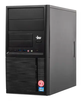 ПК IRU Office 312 MT PG G5420 (3.8)/4Gb/SSD240Gb/UHDG 610/Windows 10 Professional 64/GbitEth/400W/черный