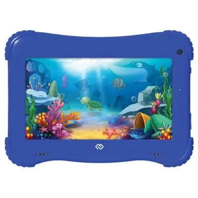 Digma Optima Kids 7 RK3126C 4C/1Gb/16Gb 7" IPS 1024x600/And8.1/голубой/BT/2Mpix/0.3Mpix/2500 [1103311] TS7203RW1