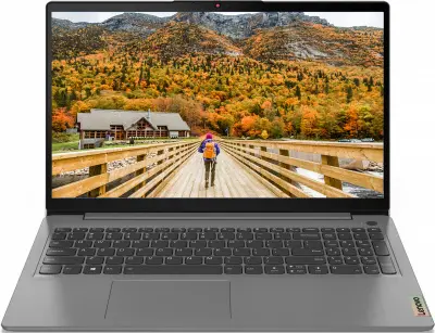 Ноутбук Lenovo IdeaPad 3 15ALC6 Ryzen 3 5300U 8Gb SSD256Gb AMD Radeon 15.6" IPS FHD (1920x1080) Windows 10 Home grey WiFi BT Cam