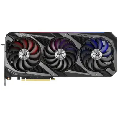 Видеокарта Asus PCI-E 4.0 ROG-STRIX-RTX3070TI-O8G-GAMING NVIDIA GeForce RTX 3070TI 8192Mb 256 GDDR6X 1845/19000 HDMIx2 DPx3 HDCP Ret