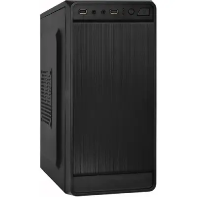 Exegate EX283125RUS Корпус Minitower ExeGate BAA-108 Black, mATX, <AAA400, 80mm>, 2*USB, Audio