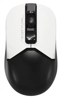 Мышь A4Tech Fstyler FG12 Panda белый/черный оптическая 1200dpi беспров. USB 3but