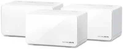 Бесшовный Mesh роутер Mercusys Halo H90X(3-pack) AX6000 10/100/1000BASE-TX белый (упак.:3шт)