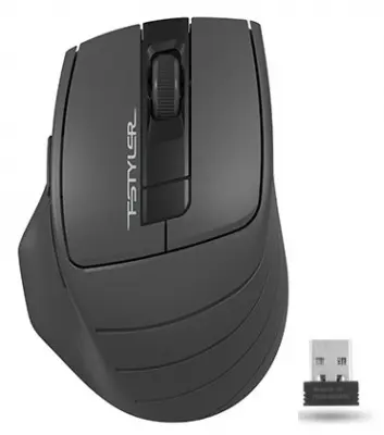 A-4Tech Мышь Fstyler FG30S серый оптическая (2000dpi) silent беспроводная USB (6but) [1204070]