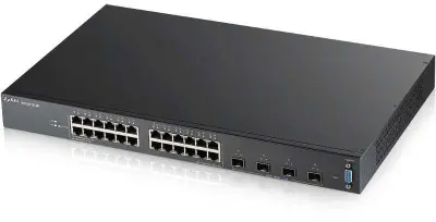 Коммутатор Zyxel XGS2210-28-EU0101F (L2+) 24x1Гбит/с 4SFP+ управляемый