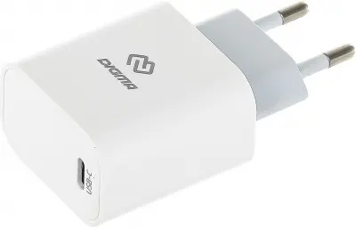 Сетевое зар./устр. Digma DGW3C 30W 3A (PD) USB-C универсальное белый (DGW3C0F010WH)