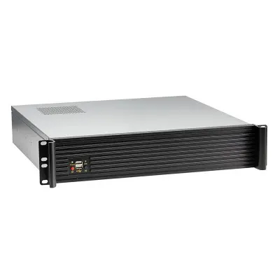 Exegate EX279419RUS Серверный корпус Exegate Pro 2U420-06 <RM 19",  высота 2U, глубина 420, без БП, USB>