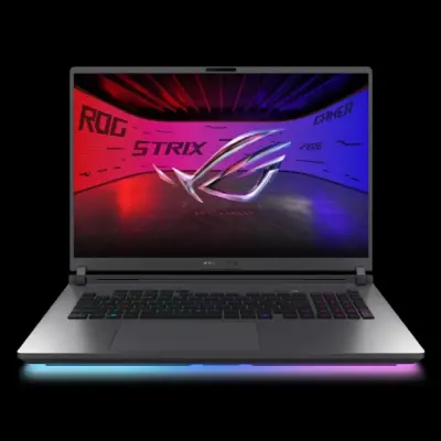 Ноутбук Asus ROG Strix G18 G815LR-S9126W Core Ultra 9 275HX 32Gb SSD1Tb NVIDIA GeForce RTX5070Ti 12Gb 18" IPS WQXGA (2560x1600) Windows 11 Home grey WiFi BT Cam (90NR0LT1-M005B0)