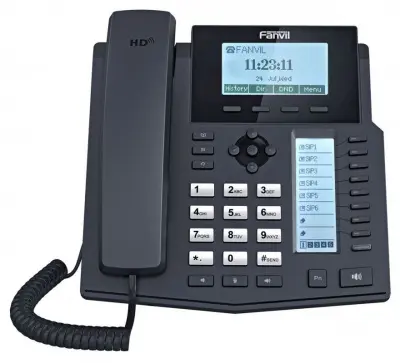 Телефон IP Fanvil X5U черный