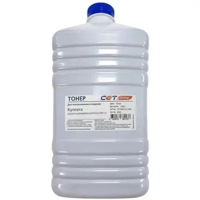 Тонер PK11 для KYOCERA ECOSYS M2040dn/M2235dn/M2540dn/M2735dn/M4125idn/P2335d (CET), 1кг/бут, (унив) ( взамен CET8857A-1000 )