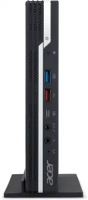 Неттоп Acer Veriton N4680G P G6405 (4.1) 8Gb SSD256Gb UHDG 610 Windows 10 Professional GbitEth WiFi BT 90W клавиатура мышь черный