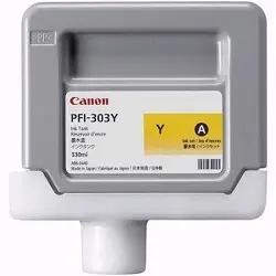 Canon PFI-303Y  2961B001 Картридж Canon PFI-303Y Yellow для iPF815/825 330-ml