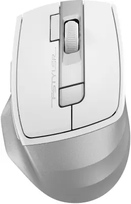 Мышь A4Tech Fstyler FB45CS Air белый/серебристый оптическая (2000dpi) silent беспроводная BT/Radio USB (7but)