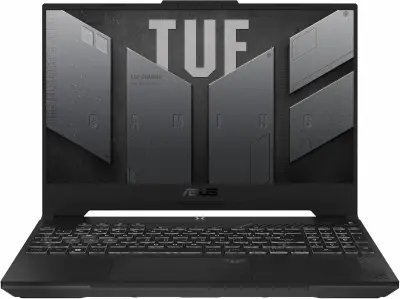 Ноутбук Asus TUF Gaming F15 FX507ZV4-LP047 Core i7 12700H 16Gb SSD1Tb NVIDIA GeForce RTX4060 8Gb 15.6" IPS FHD (1920x1080) noOS grey WiFi BT Cam (90NR0FA7-M005K0)