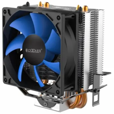 PCCooler S83 V2 Кулер S775/115X/AM2/AM3/AM4/FM1/FM2 (48 шт/кор, TDP 90W, вент-р 80мм, 2 тепловые трубки 6мм, 2200RPM, 20dBa) Retail Color Box