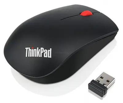 Мышь Lenovo ThinkPad Essential черный оптическая (1200dpi) беспроводная USB (2but)