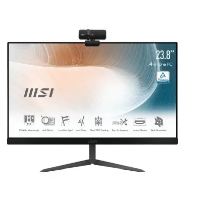 MSI Modern AM242T 11M-1458XRU [9S6-AE0121-1496] Black 23.8" {FHD TS i7-1165G7/16Gb/512Gb SSD/Iris Xe/DOS}