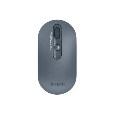 Мышь A4 Fstyler FG20 пепельный/синий оптическая (2000dpi) беспроводная USB для ноутбука (4but) {1379897}