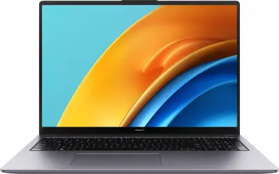 Ноутбук Huawei MateBook D 16 Core i5 12450H 16Gb SSD512Gb Intel UHD Graphics 16" IPS (1920x1200) noOS grey space WiFi BT Cam (53013TPC)
