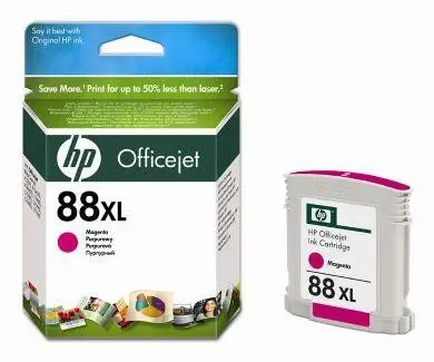 Картридж струйный HP 88XL C9392AE пурпурный (1980стр.) для HP OJ Pro K550