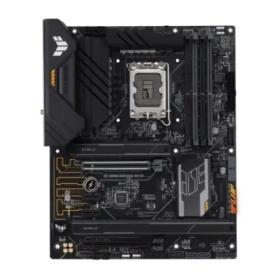 ASUS TUF GAMING B660-PLUS WIFI D4 (Socket 1700, ATX, 4xDDR4(128GB), DP/HDMI, 1xPCIe 5.0x16/1xPCIe 3.0x16/2xPCIe 3.0, 1xLAN (2.5GbE), Wi-Fi, BT, 4xSATA 6Gb/s, 3xM.2, 1xType-C, 4xUSB 3.2)