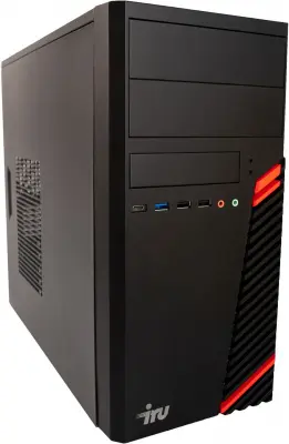 ПК IRU Game 520B5SM MT Ryzen 5 5600G (3.9) 8Gb SSD250Gb RX 6500XT 4Gb Windows 11 Home Single Language 64 GbitEth 400W черный (1681187)
