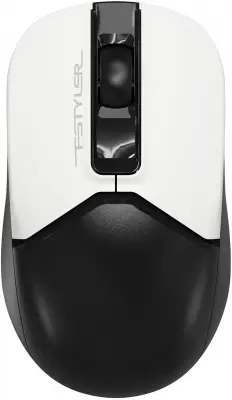 A4Tech Мышь Fstyler FB12S черный/белый оптическая (1200dpi) silent беспроводная BT/Radio USB