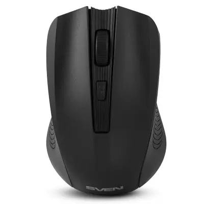 Беспроводная мышь SVEN RX-400W чёрная (3+1кл. 600/1000/1400DPI, блист)