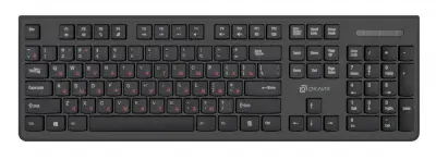Клавиатура Оклик 505M черный USB slim (1196544)