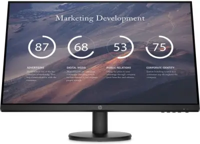 Монитор HP 27" P27v G4 черный IPS 5ms 16:9 HDMI 300cd 178гр/178гр 1920x1080 D-Sub FHD 4.5кг
