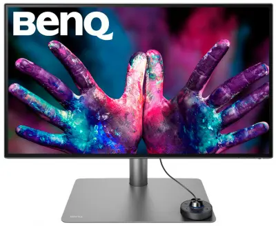 LCD Benq 27" PD2725U черный {IPS LED 16:9 HDMI M/M матовая HAS Pivot 400cd 3840x2160 DisplayPort Ultra HD USB}