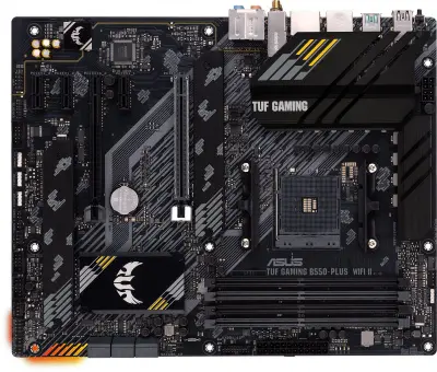 Материнская плата Asus TUF GAMING B550-PLUS WIFI II Soc-AM4 AMD B550 4xDDR4 ATX AC`97 8ch(7.1) 2.5Gg RAID+HDMI+DP