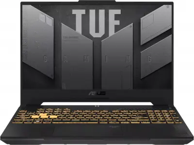 Ноутбук Asus TUF Gaming F17 FX707ZV4-HX018 Core i7 12700H 16Gb SSD1Tb NVIDIA GeForce RTX4060 8Gb 17.3" IPS FHD (1920x1080) noOS grey WiFi BT Cam (90NR0FB5-M00290)