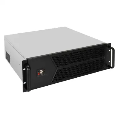 Exegate EX297731RUS Серверный корпус ExeGate Pro 3U450-12 <RM 19", высота 3U, глубина 450, без БП, 2*USB>