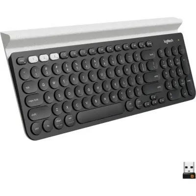 Клавиатура Logitech Multi-Device K780 черный/белый USB беспроводная BT Multimedia